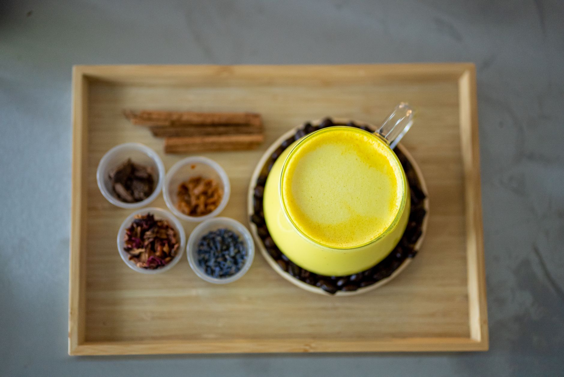 A warm cup of raw milk, turmeric, ghee, and freshly cracked black pepper — a slow wind-down for the parasympathetic nervous system.